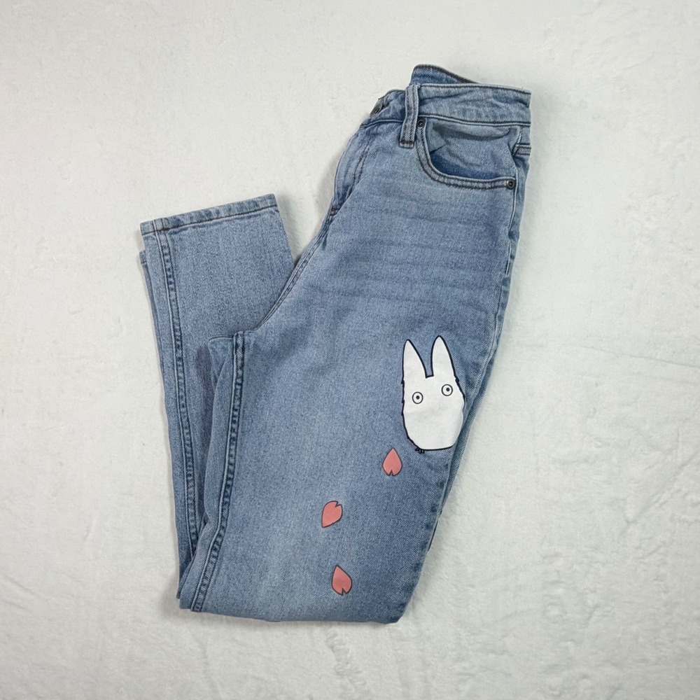 Studio Ghibli My Neighbor Totoro Graphic Straight‎ Leg Jeans